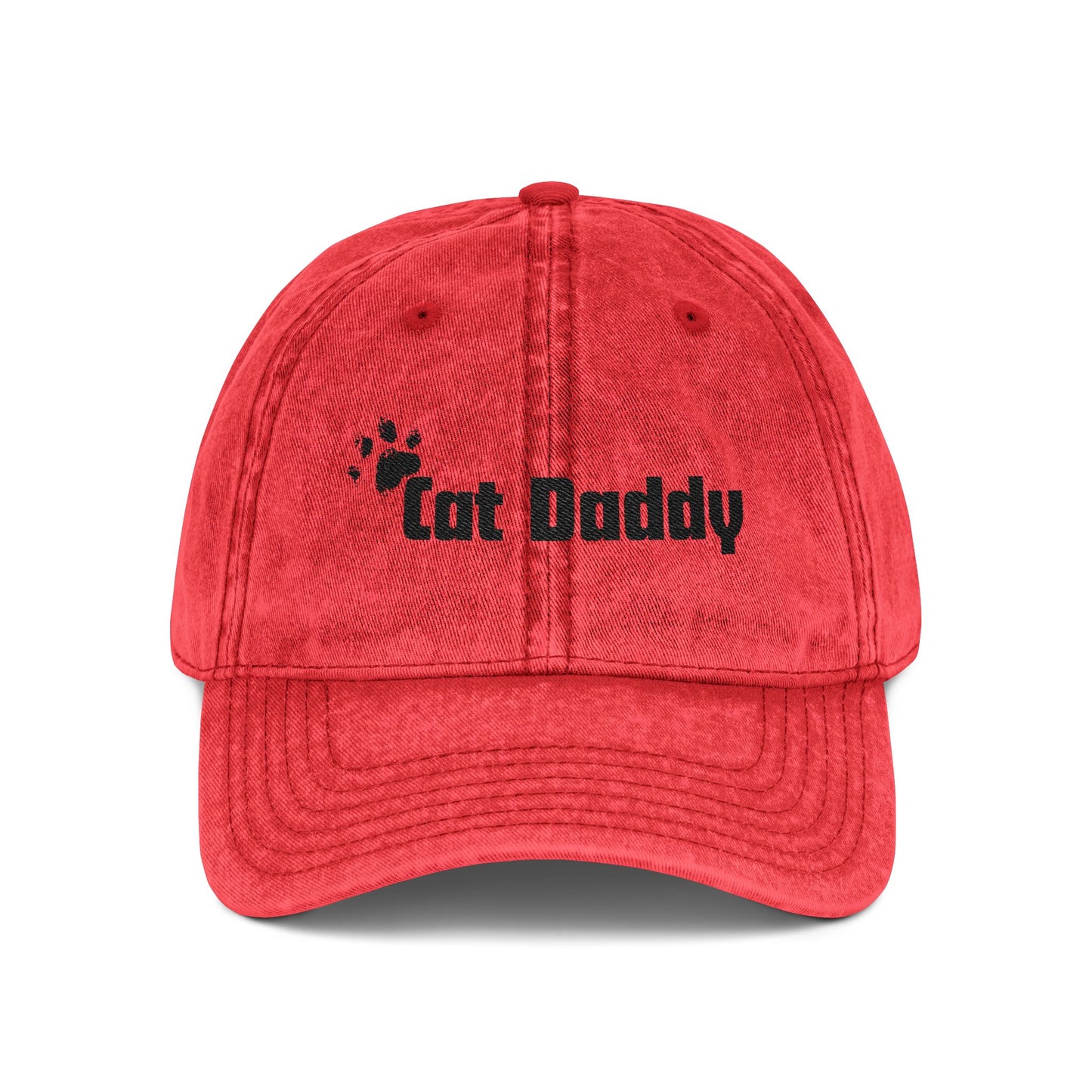 Cat Daddy Vintage Embroidered Cap