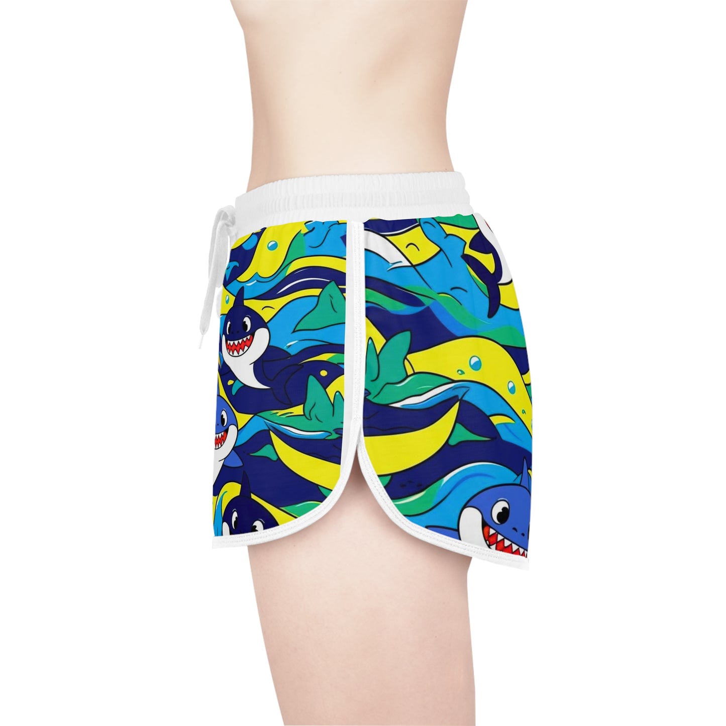 SharkaLush Women's Relaxed Shorts (AOP)