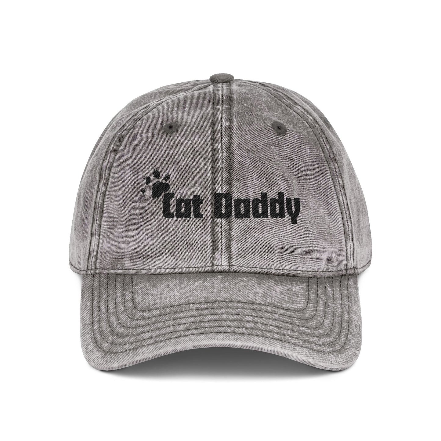 Cat Daddy Vintage Embroidered Cap