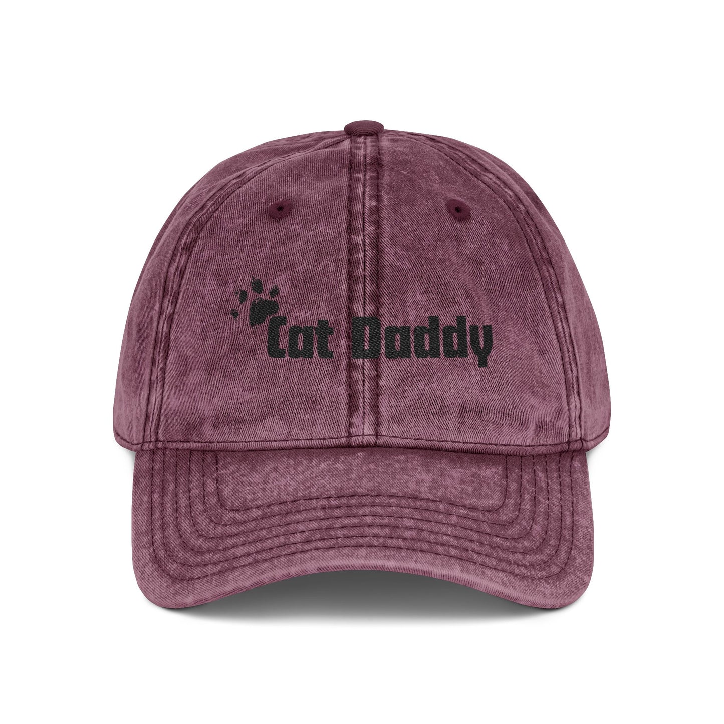 Cat Daddy Vintage Embroidered Cap
