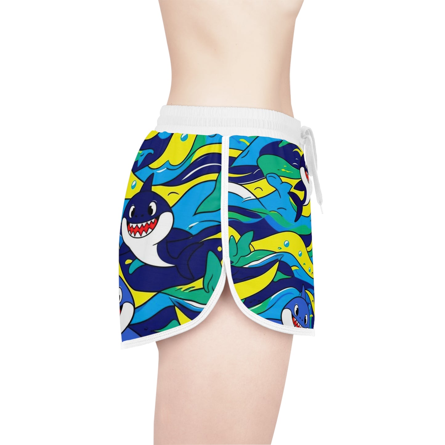 SharkaLush Women's Relaxed Shorts (AOP)