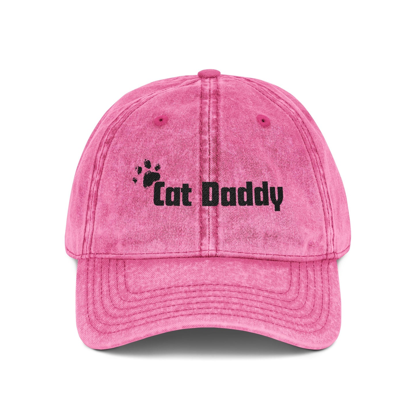 Cat Daddy Vintage Embroidered Cap
