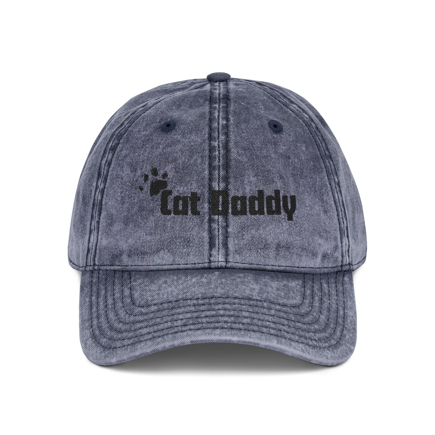 Cat Daddy Vintage Embroidered Cap