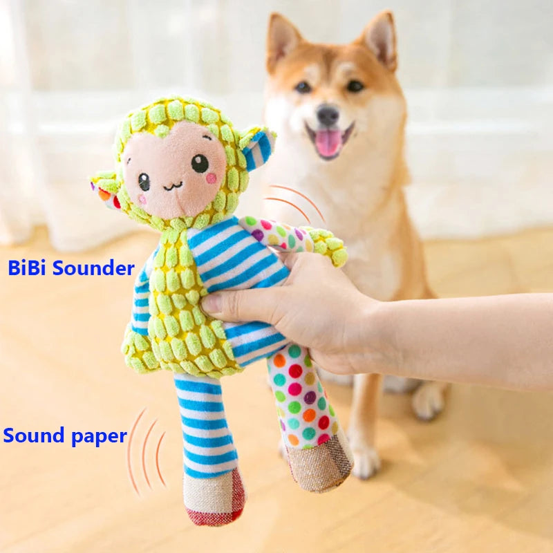 SqueakMates Pet Plush Chew Toy