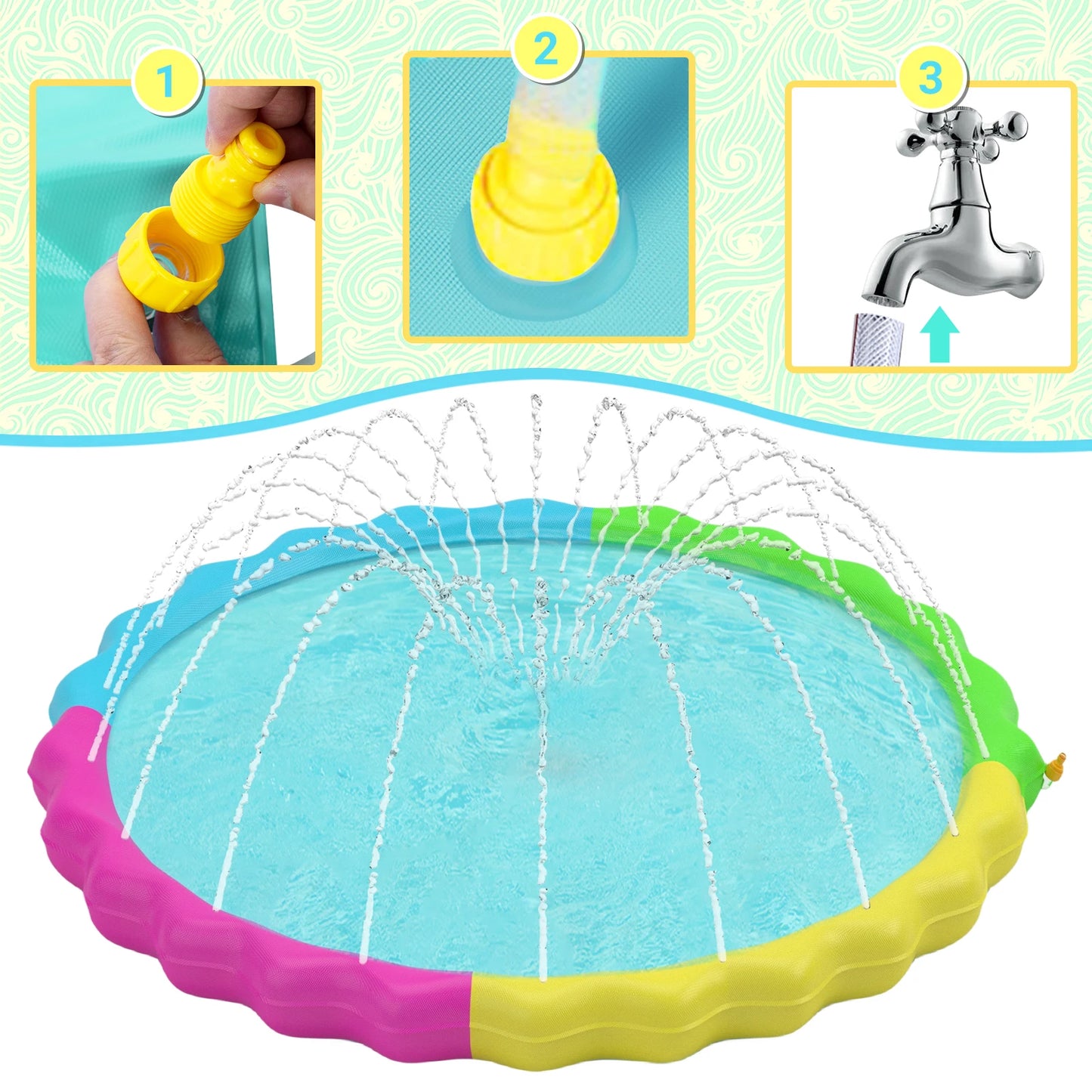 AquaPaws Splash N' Play Sprinkler Pad