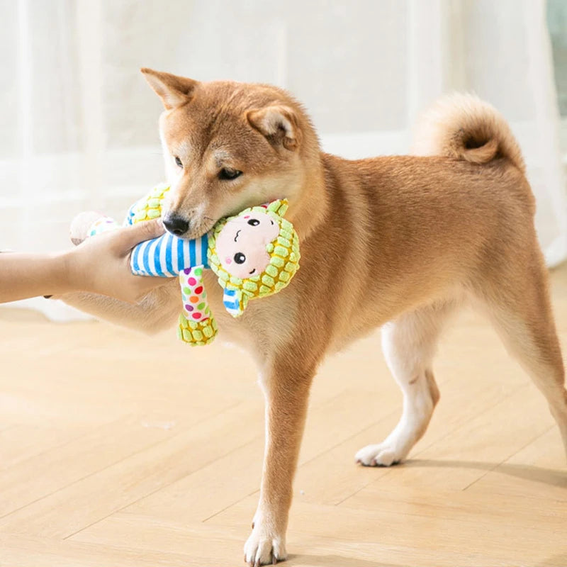 SqueakMates Pet Plush Chew Toy