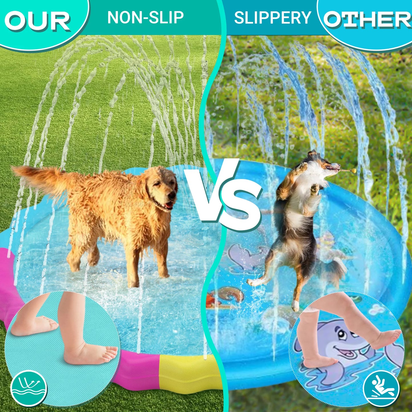 AquaPaws Splash N' Play Sprinkler Pad