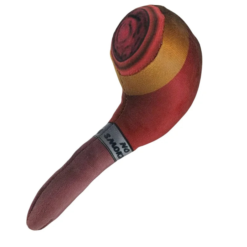 Sir Squeaks-a-Pipe Plush Pet Novelty Squeak toy