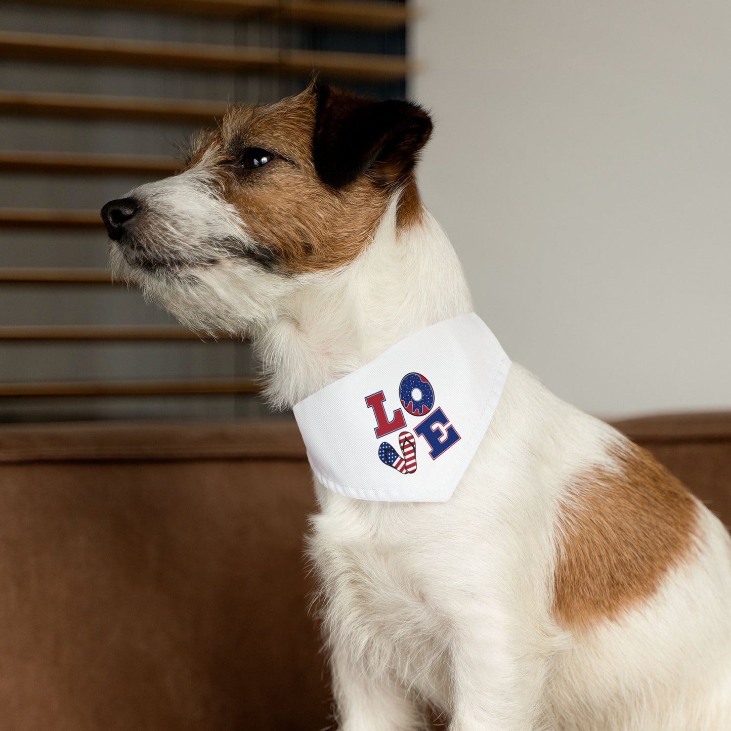 LOVE Pet Bandana Collar - Donut Drop Edition (Matching Hooman Tank Top Available)
