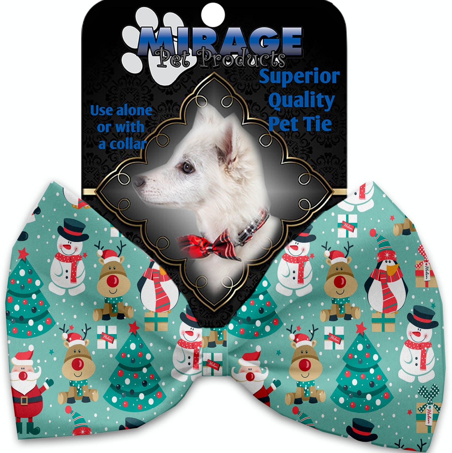 "Winter Wonderland" Pet Dog and Cat Bow Ties