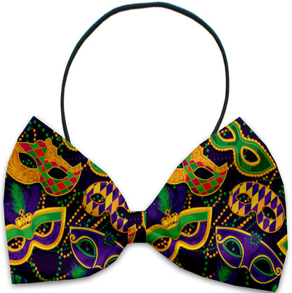 "Mardi Gras" Pet Dog and Cat Bow Ties by Mirage