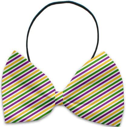 "Mardi Gras" Pet Dog and Cat Bow Ties by Mirage