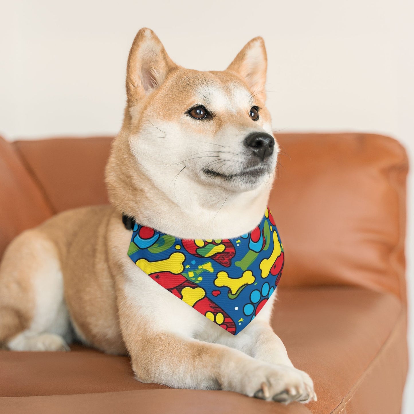 Bone-A-Fide Style: Colorful Dog Collar Bandana