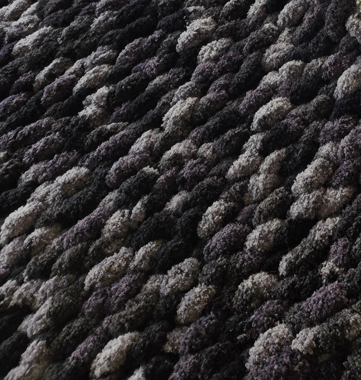 The Nimbus Throw | Hand Knit Cozy Blanket by Milton & Neo