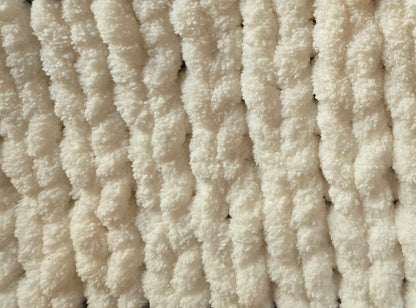 The Nimbus Throw | Hand Knit Cozy Blanket by Milton & Neo
