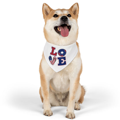 LOVE Pet Bandana Collar - Donut Drop Edition (Matching Hooman Tank Top Available)