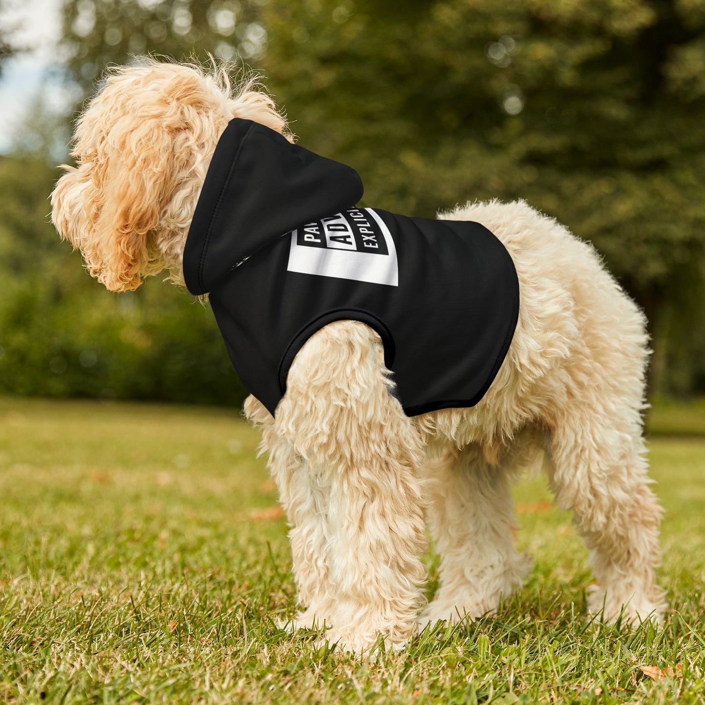 Pawrental Advisory Trendy Pet Hoodie - Human T-shirt Available