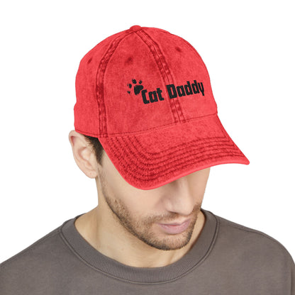 Cat Daddy Vintage Embroidered Cap