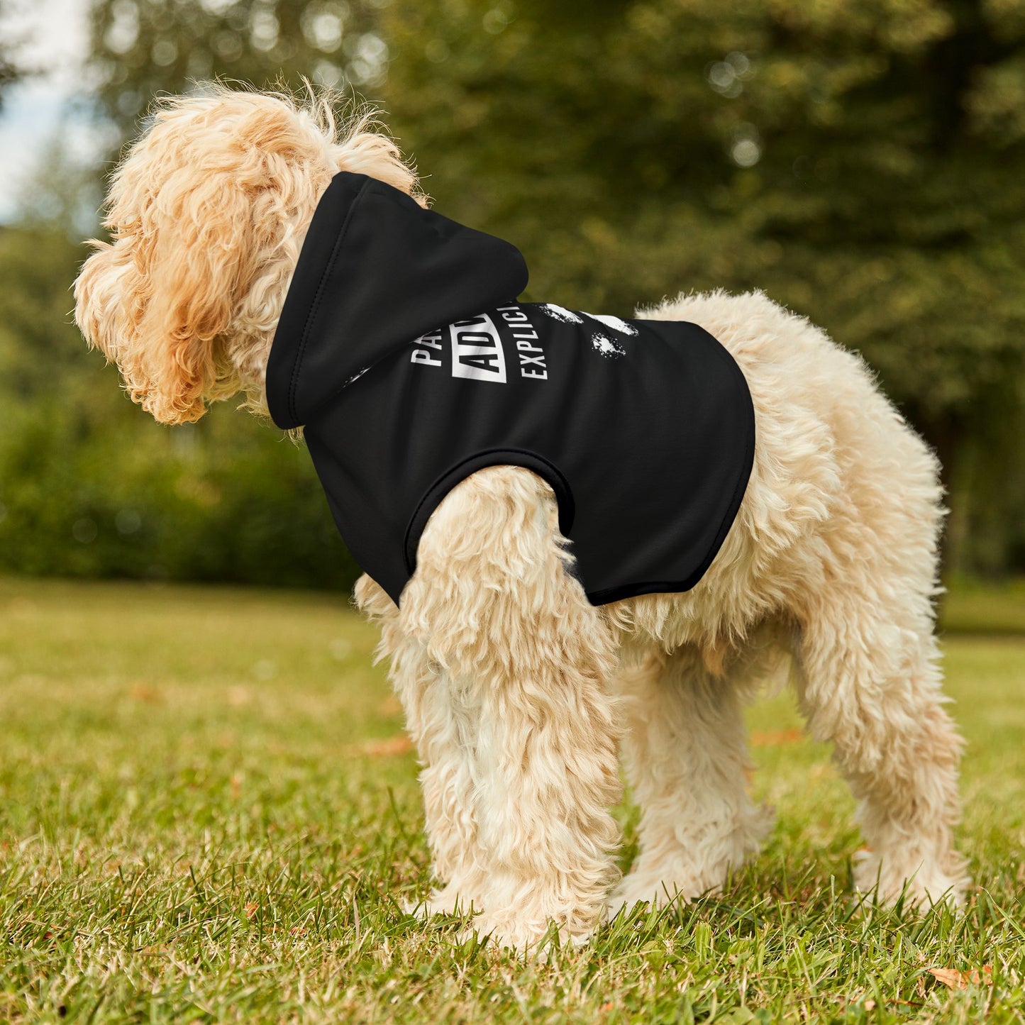 Pawrental Advisory Trendy Pet Hoodie - Human T-shirt Available