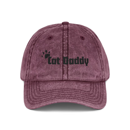 Cat Daddy Vintage Embroidered Cap