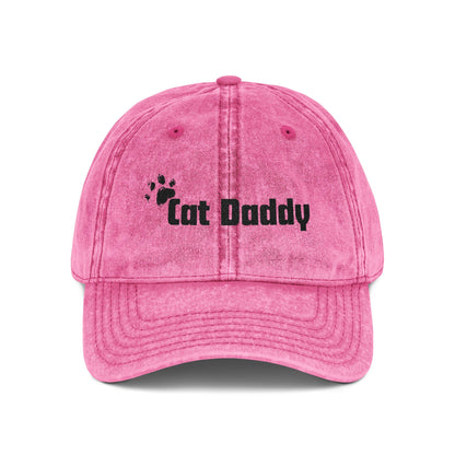 Cat Daddy Vintage Embroidered Cap