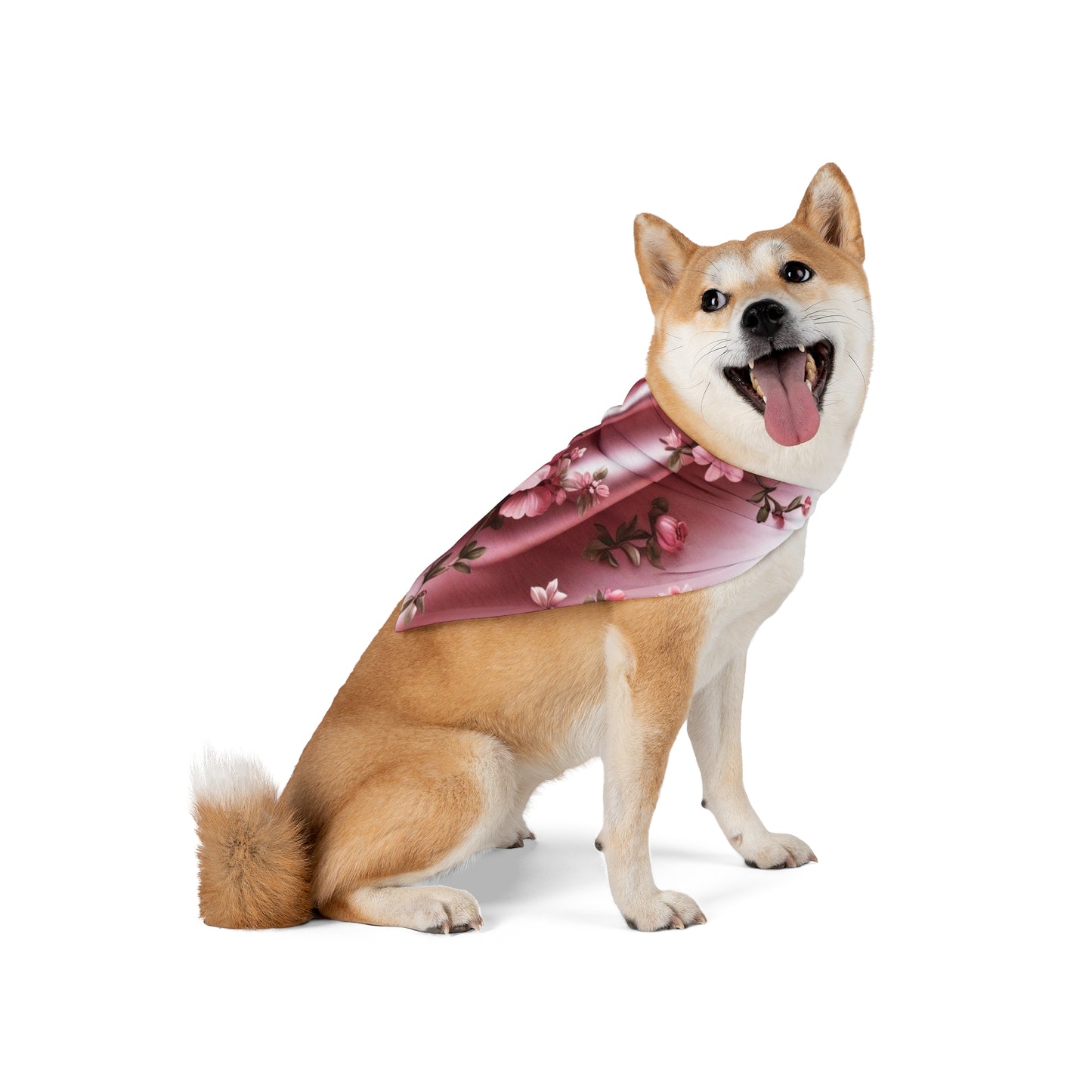 BloomBond Floral Duo Pet Bandana- Matching Hooman Gaiter Available