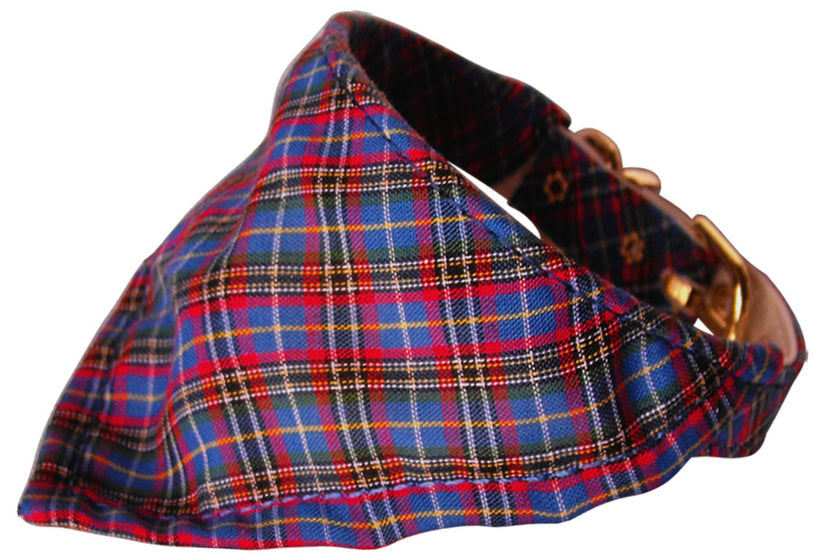 "Plaids" Pet Dog Bandana Collar