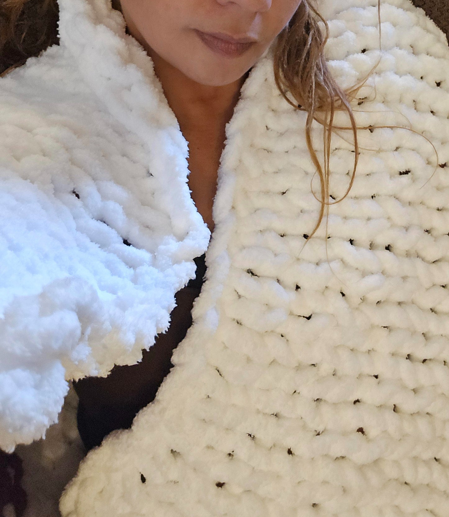 The Nimbus Throw | Hand Knit Cozy Blanket by Milton & Neo