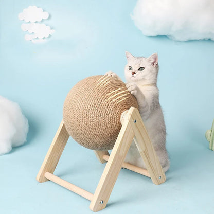 Purrfect Whirl Sisal Rope Cat Scratch Ball