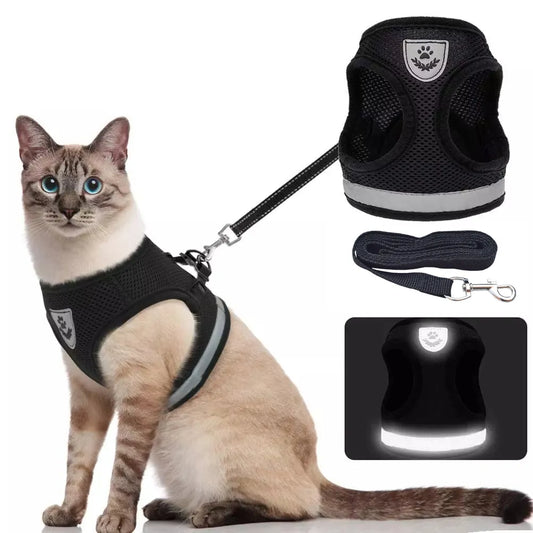 LuxPaws EscapeGuard Pet Harness and Leash Set