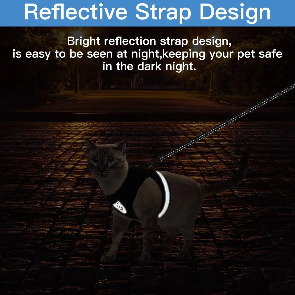 LuxPaws EscapeGuard Pet Harness and Leash Set