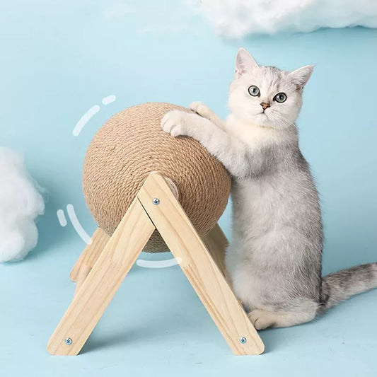 Purrfect Whirl Sisal Rope Cat Scratch Ball