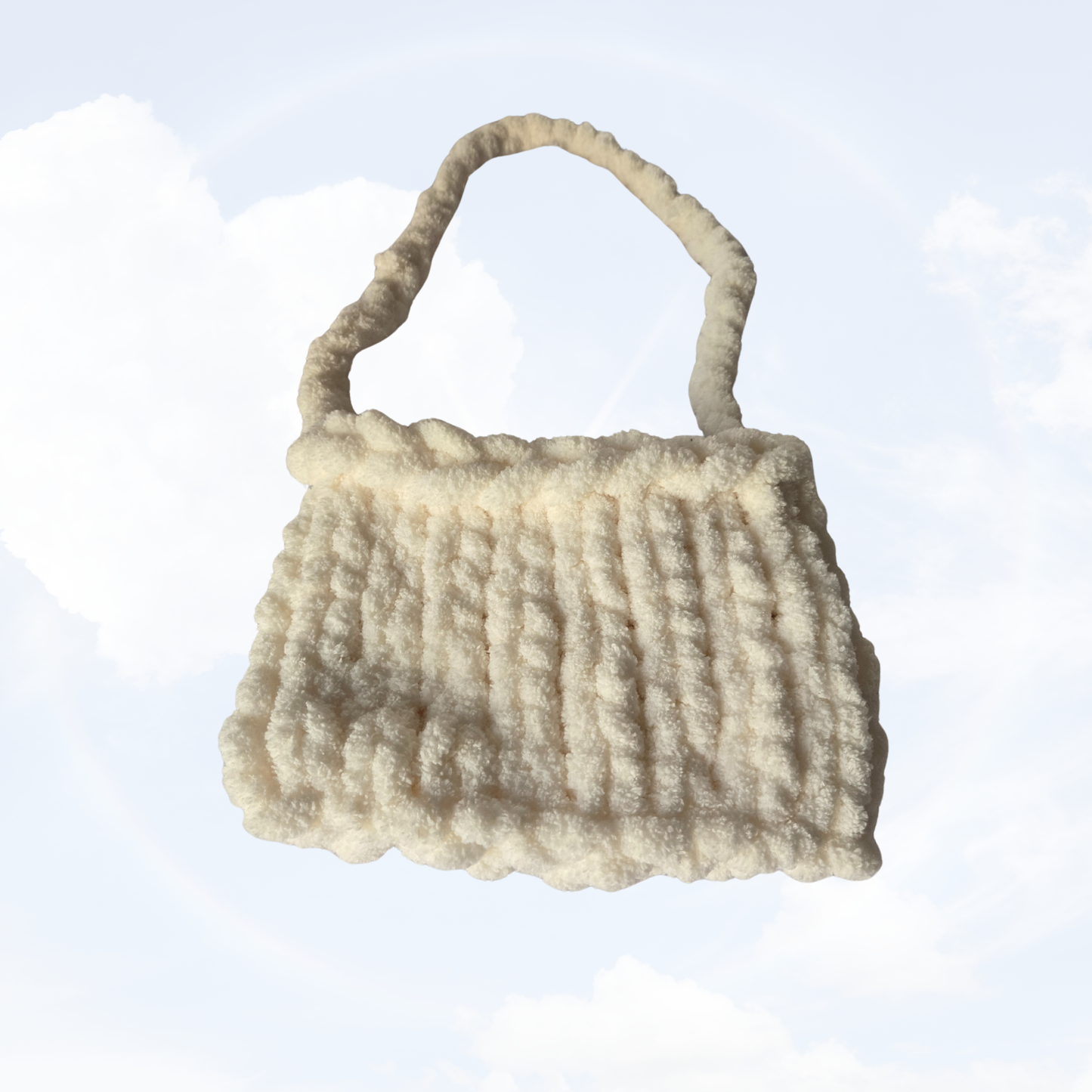 Puffin Puff Chunky Knit Purse