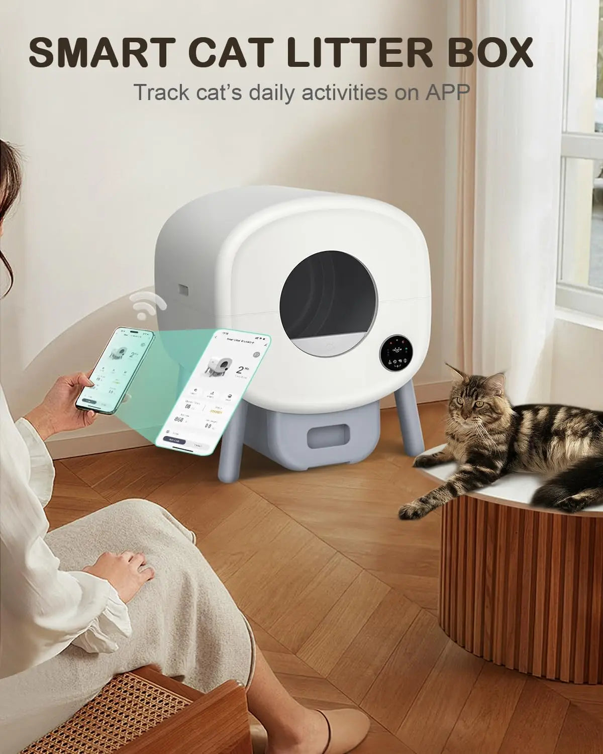 KittyKlean Pro™ Self Cleaning Smart Litter Box By Deaprull