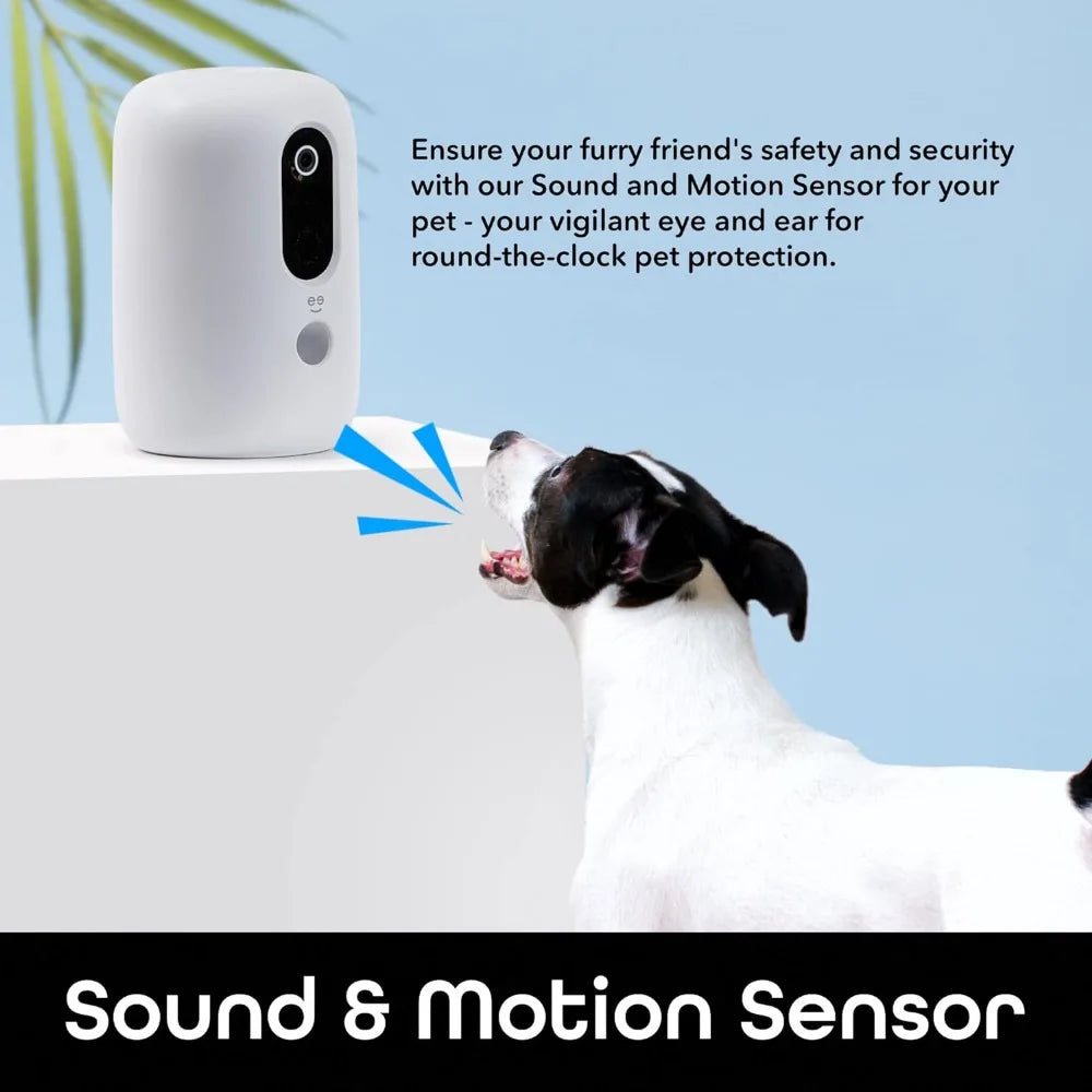 Smart Pet Treat Dispenser with Camera and Voice by Geeni