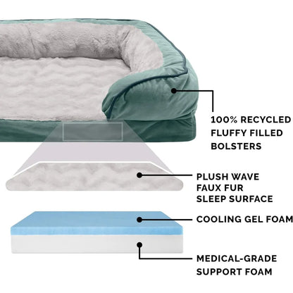 ChillSpot Luxe Cooling Gel Dog Bed