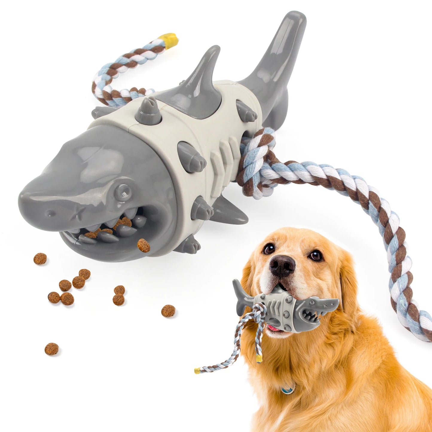 Jaws N' Paws Rope Feeder Chew Toy