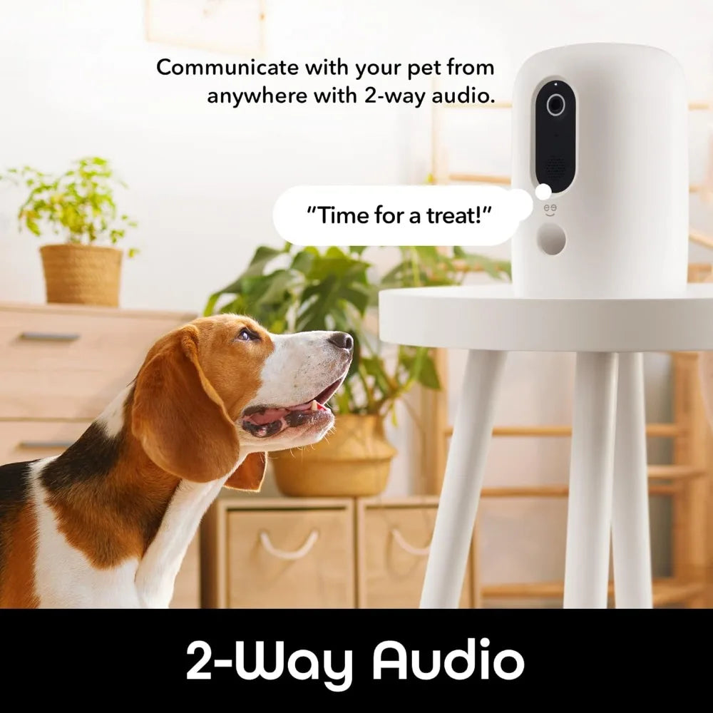 Smart Pet Treat Dispenser with Camera and Voice by Geeni