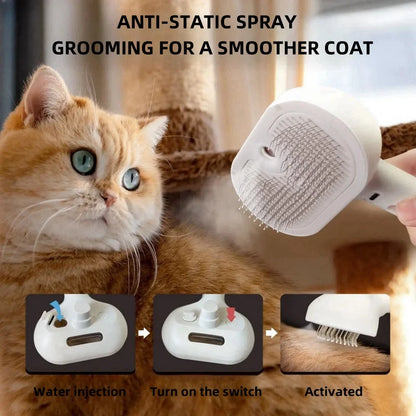 FurBreeze Pet Spray Grooming Comb