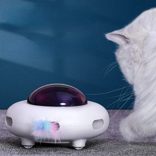 PawPlanetary UFO Interactive Orbiter Smart Cat Toy