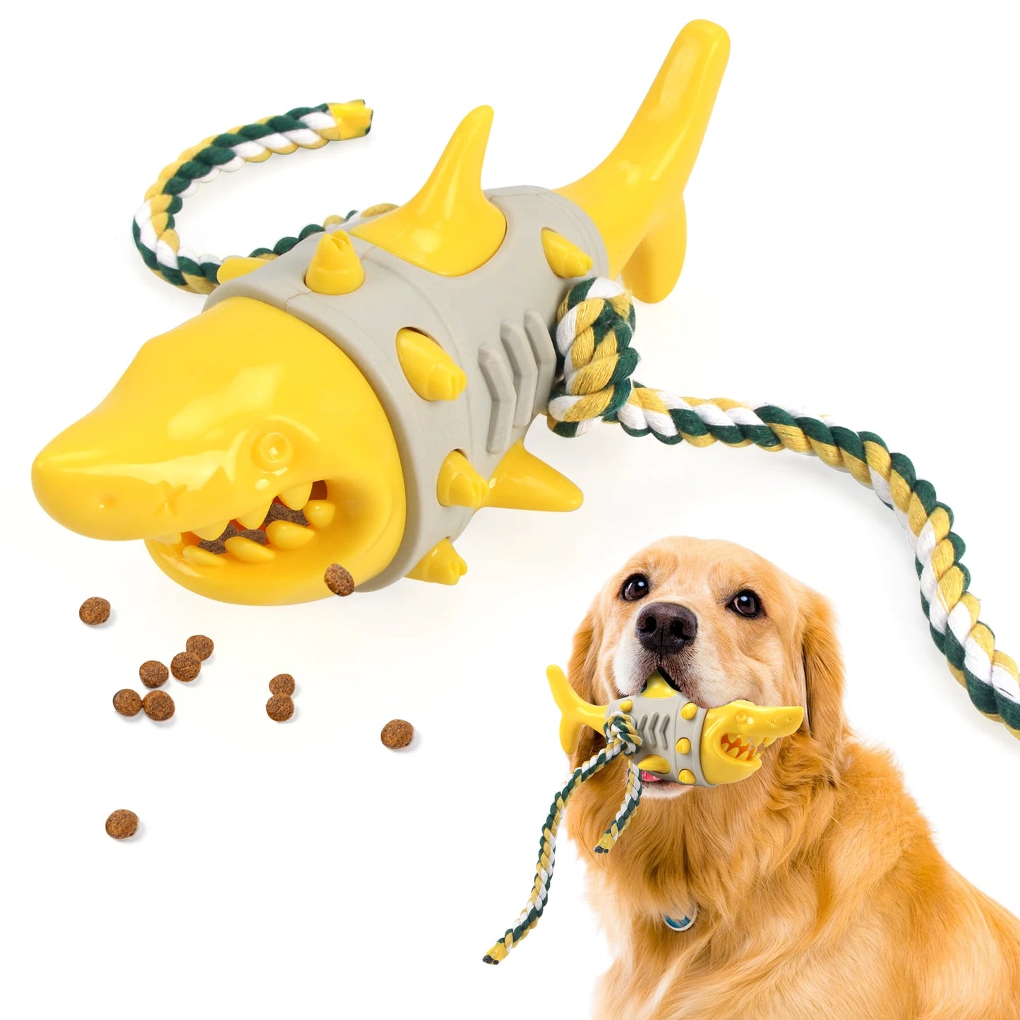 Jaws N' Paws Rope Feeder Chew Toy