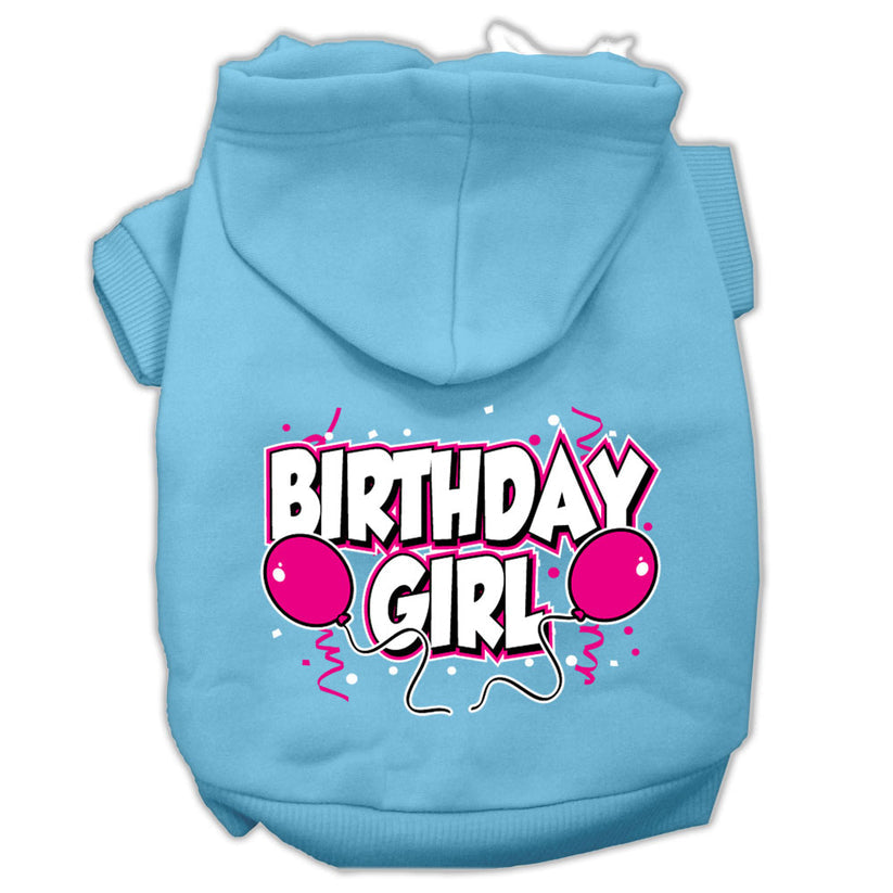 "Birthday Girl" Pet Dog & Cat Screen Printed Hoodie