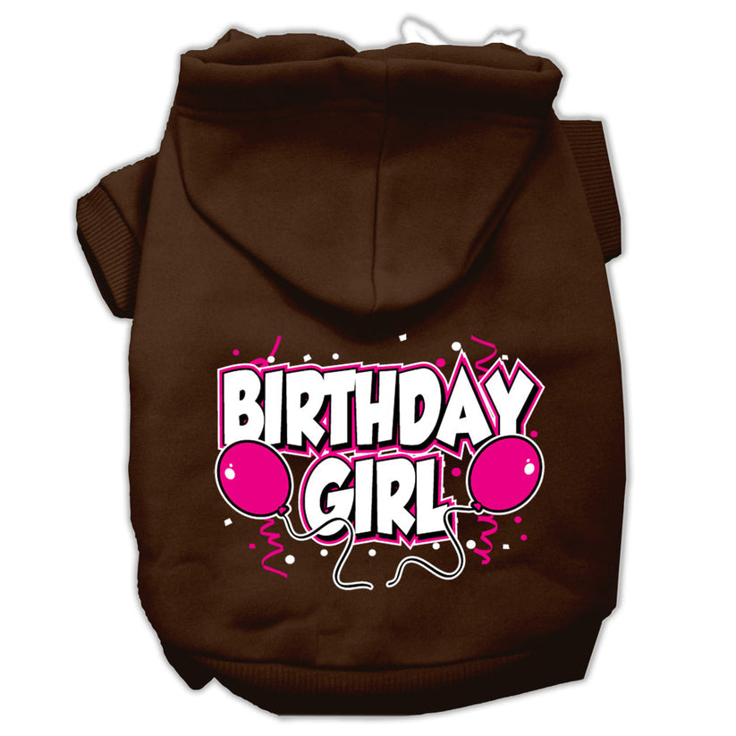 "Birthday Girl" Pet Dog & Cat Screen Printed Hoodie