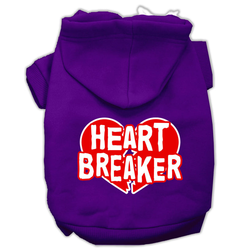 "Heart Breaker" Pet Dog & Cat Screen Printed Hoodie