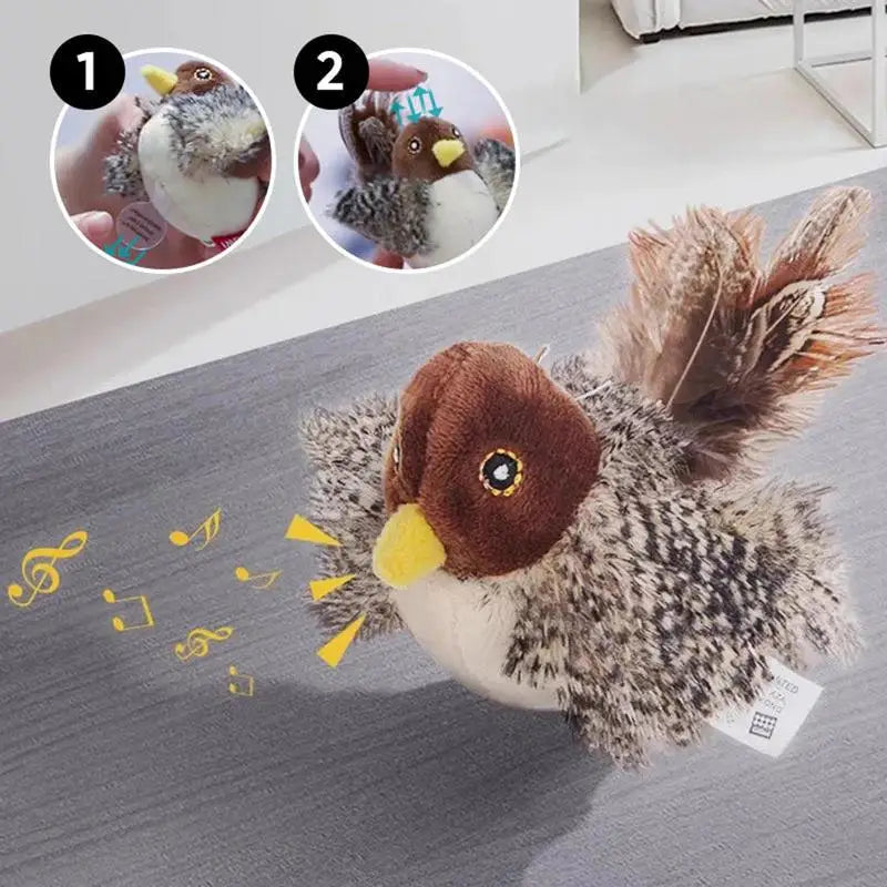 TweetTease Chirping Bird Interactive Cat Toy