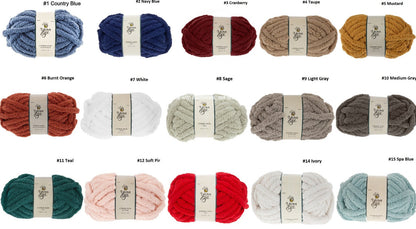 The Nimbus Throw | Hand Knit Cozy Blanket by Milton & Neo