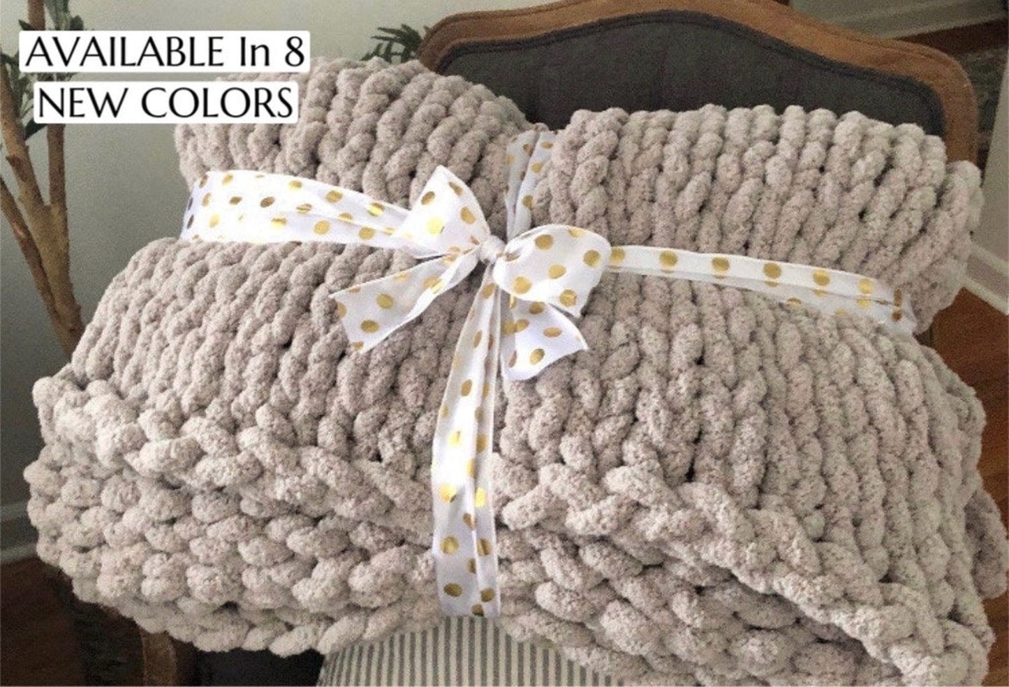 The Nimbus Throw | Hand Knit Cozy Blanket by Milton & Neo