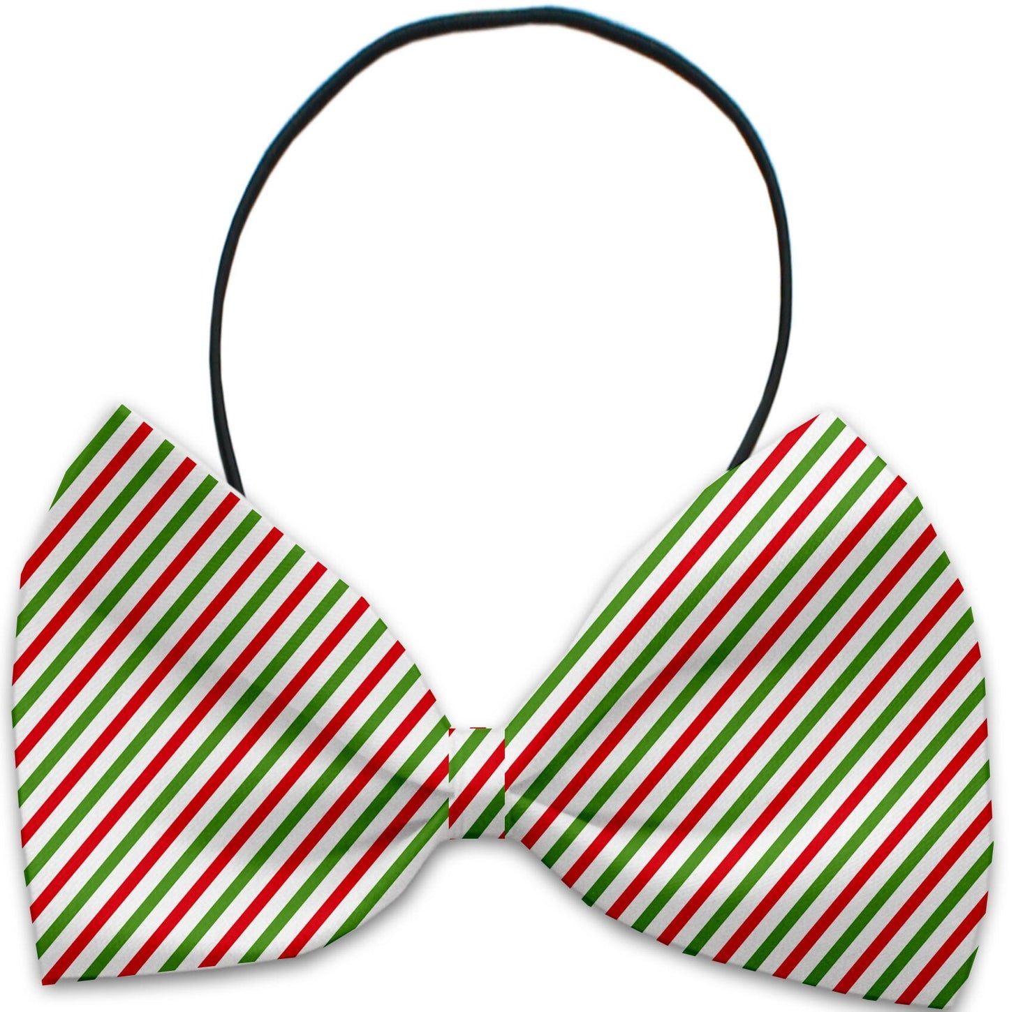 "Candy Cane Lane" Pet Dog and Cat Bow Ties