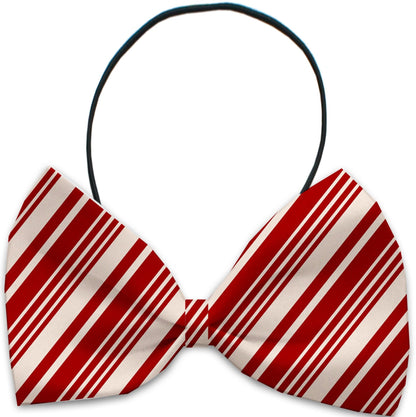 "Candy Cane Lane" Pet Dog and Cat Bow Ties