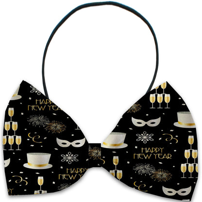 "Fancy New Year" Pet Dog and Cat Bow Ties